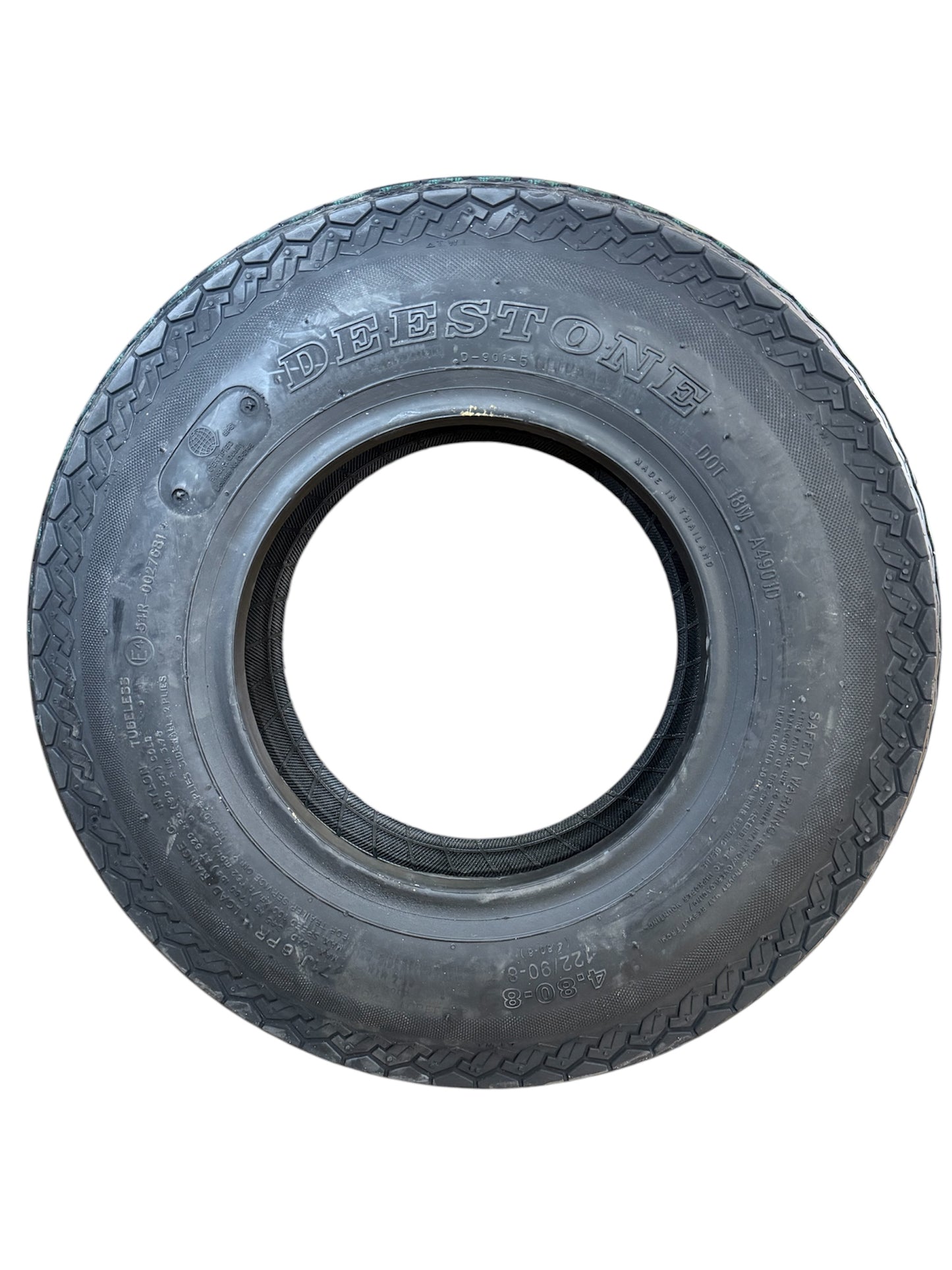Deestone 4.80x8 Dolly and Trailer Tire (Single)