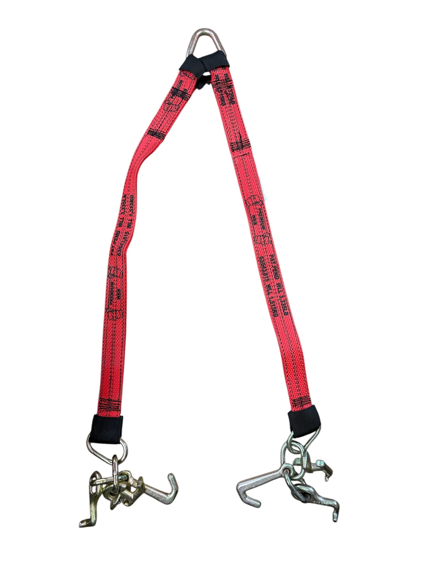 36- INCH RTJ CLUSTER STRAP. CONSTRUCTED WITH PREMIUIM, HEAVY DUTY WEBBING, THE SOFT LOOP DESIGN HELPS PROTECTVEHICLE FRAMES AND ATTACHMENT POINTS AND BUMPERS FROM SCRATCHES AND DAMAGE. RED
