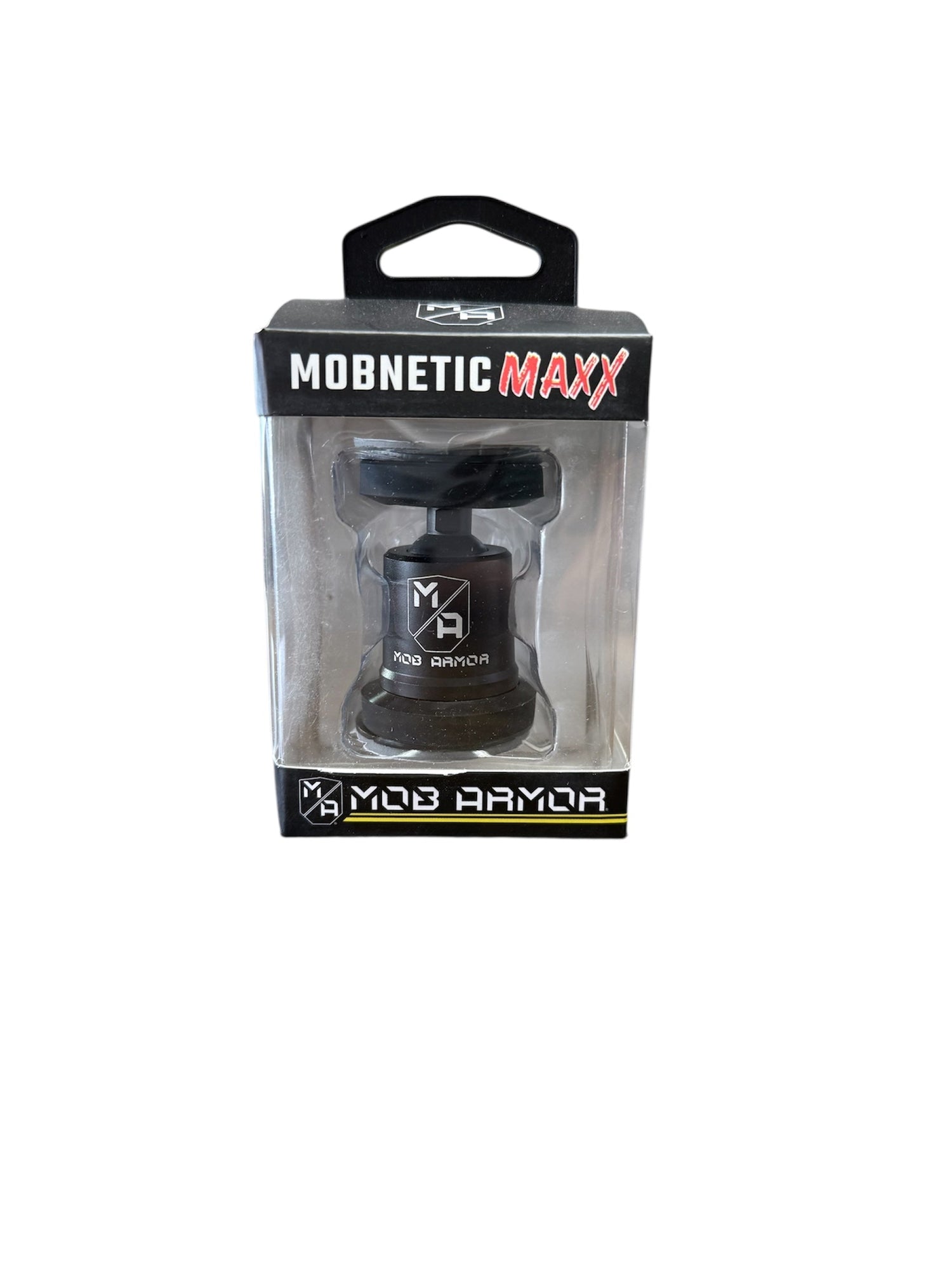 MOB ARMOR MOBNETIC PHONE MOUNT. Secure. Rugged. Built for adventure. The Mobnetic Maxx by Mob Armor is a high-strength magnetic phone mount designed to keep your device stable no matter where the road or trail takes you. 