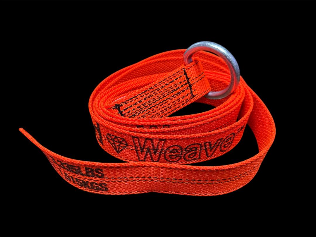 Secure your load with confidence using our 2” x 12’ D-Ring Lasso Straps. Designed for versatility and durability, these straps are perfect for securing vehicles, equipment, and other cargo during transportation. orange. Left view