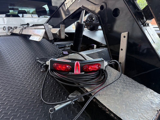 TowMate Wired Tow Lights – Heavy-Duty LED Safety Solution
Keep your towing jobs safe and compliant with the TowMate Wired Tow Lights. Built for professional tow operators, these lights provide bright LED visibility in any condition, ensuring your load is seen day or night.
🔴 Ultra-Bright LEDs – Clear, reliable signal lighting for maximum road safety
⚡ Wired Connection – Simple plug-and-play setup for instant use
🛠️ Heavy-Duty Design – Rugged housing made to withstand daily towing wear and tear.front view