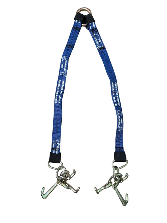 36- INCH RTJ CLUSTER STRAP. CONSTRUCTED WITH PREMIUIM, HEAVY DUTY WEBBING, THE SOFT LOOP DESIGN HELPS PROTECTVEHICLE FRAMES AND ATTACHMENT POINTS AND BUMPERS FROM SCRATCHES AND DAMAGE. BLUE
